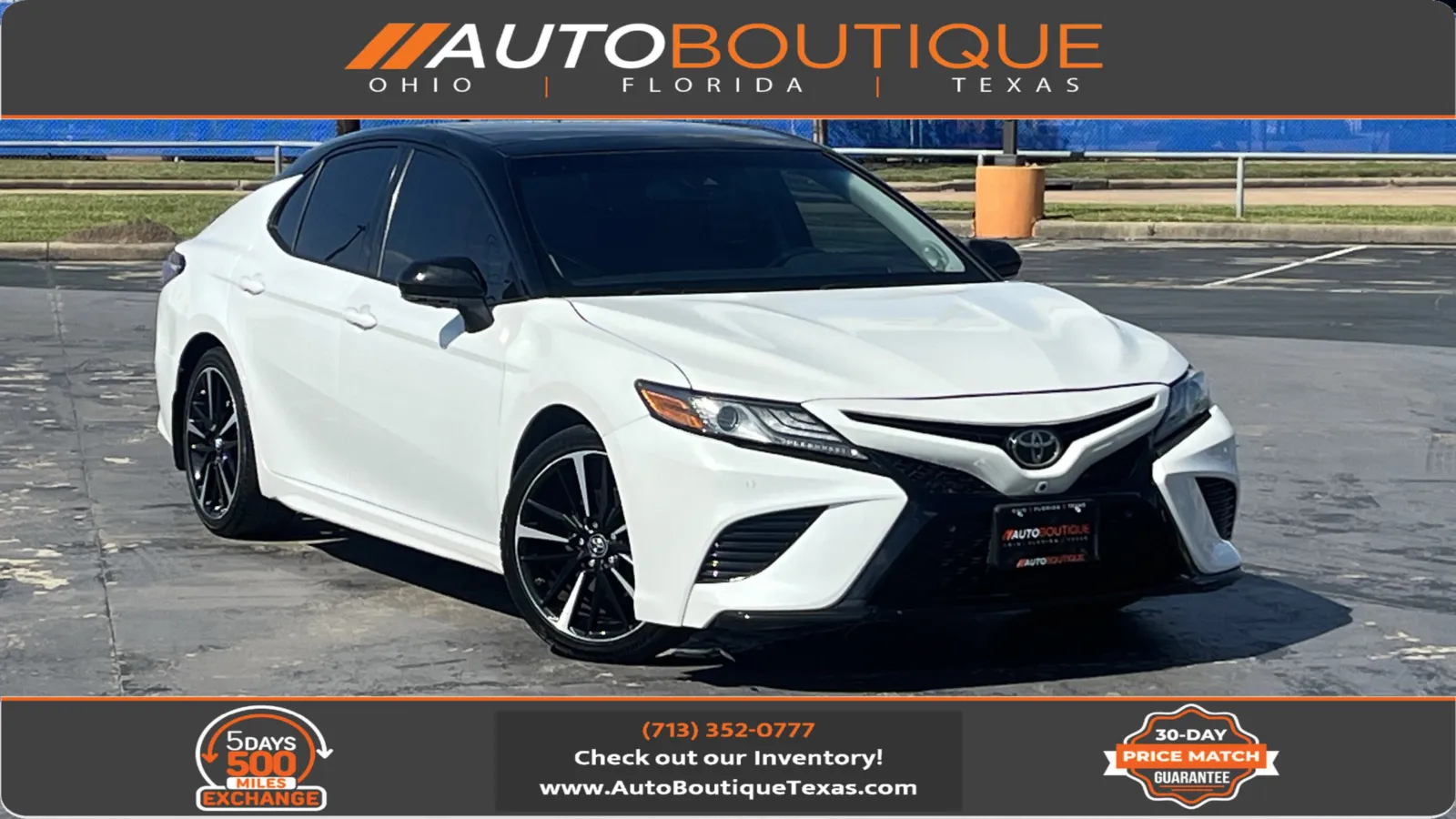 Black 2018 Toyota Camry XSE V6 for sale in Alvin, TX