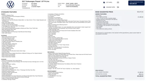 Photos of 2017 Volkswagen Passat R-Line w Comfort Pkg for sale in Alvin, TX at Auto Boutique Texas