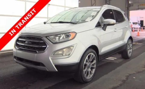 Silver 2018 Ford EcoSport Titanium for sale in Alvin, TX