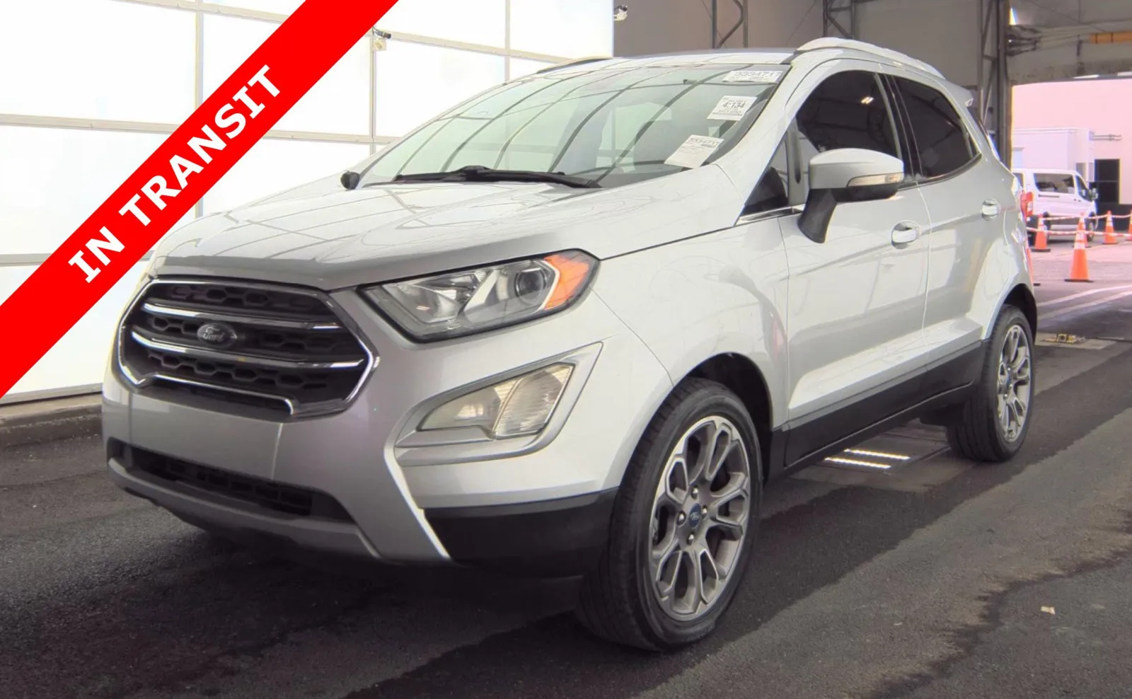 Silver 2018 Ford EcoSport Titanium for sale in Alvin, TX