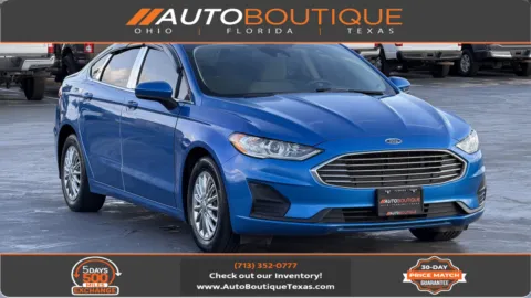 Blue 2019 Ford Fusion S for sale in Alvin, TX