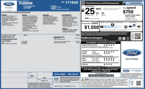 Photos of 2019 Ford Fusion S for sale in Alvin, TX at Auto Boutique Texas