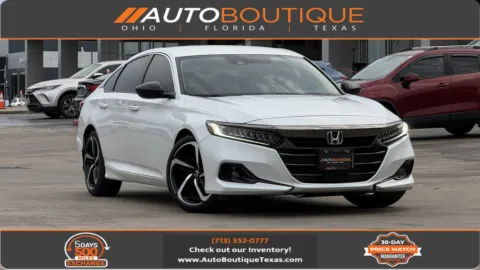 White 2021 Honda Accord Sedan Sport SE for sale in Alvin, TX