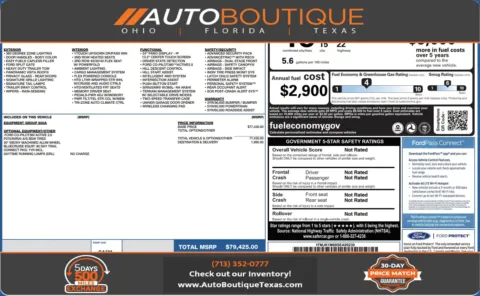 Black 2025 Ford Expedition Max Platinum for sale in Alvin, TX