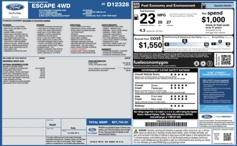 Photos of 2018 Ford Escape Titanium for sale in Alvin, TX at Auto Boutique Texas