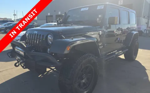 Black 2015 Jeep Wrangler Unlimited Sahara for sale in Alvin, TX