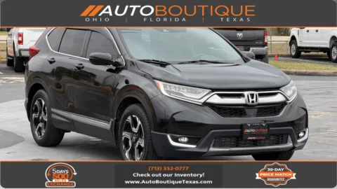 Black 2018 Honda CR-V Touring for sale in Alvin, TX