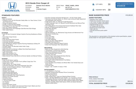 More photos of 2015 Honda Civic Coupe LX at Auto Boutique Texas, TX