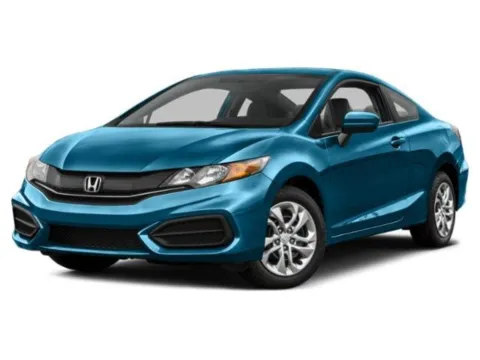 Silver 2015 Honda Civic Coupe LX for sale in Alvin, TX