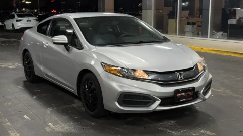 Silver 2015 Honda Civic Coupe LX for sale in Alvin, TX