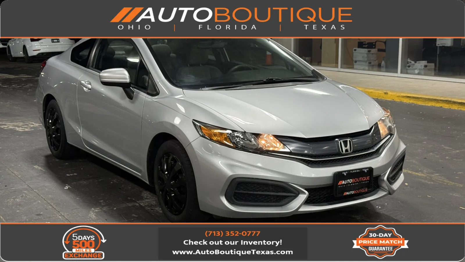 2015 Honda Civic Coupe LX for sale in Alvin, TX