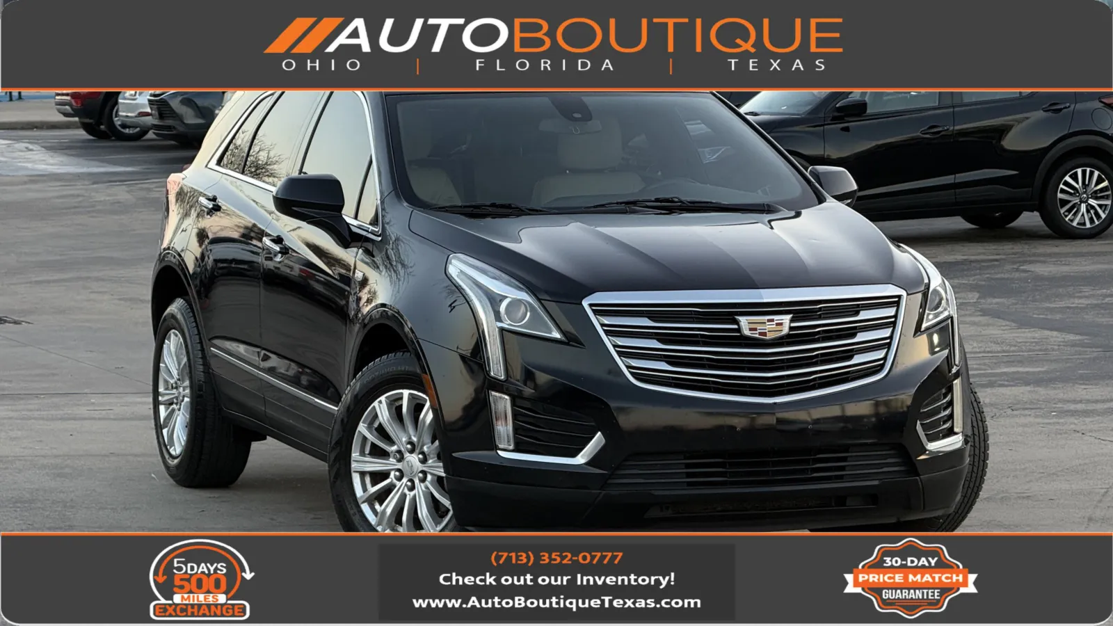 Black 2018 Cadillac XT5 FWD for sale in Alvin, TX