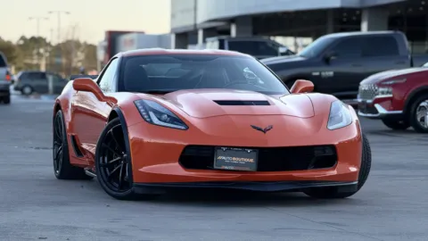 Orange 2019 CHEVROLET CORVETTE G Grand Sport 1LT for sale in Alvin, TX