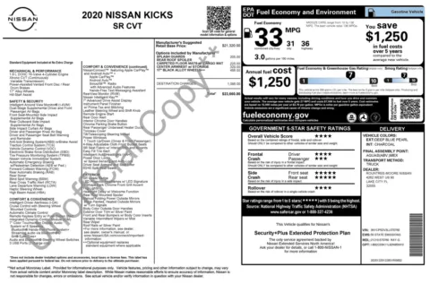 Photos of 2020 Nissan Kicks SR for sale in Alvin, TX at Auto Boutique Texas