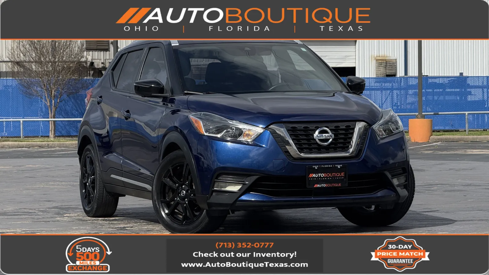 Blue 2020 Nissan Kicks SR for sale in Alvin, TX