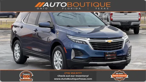 Blue 2023 Chevrolet Equinox LT for sale in Alvin, TX