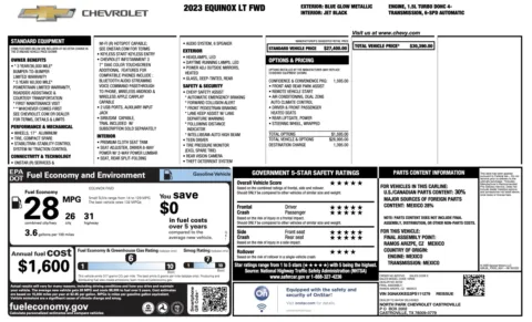 Photos of 2023 Chevrolet Equinox LT for sale in Alvin, TX at Auto Boutique Texas