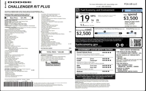 Photos of 2016 Dodge Challenger R T Plus for sale in Alvin, TX at Auto Boutique Texas