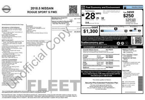 Photos of 2018 Nissan Rogue Sport S for sale in Alvin, TX at Auto Boutique Texas