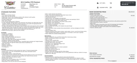 Photos of 2014 Cadillac XTS Premium for sale in Alvin, TX at Auto Boutique Texas