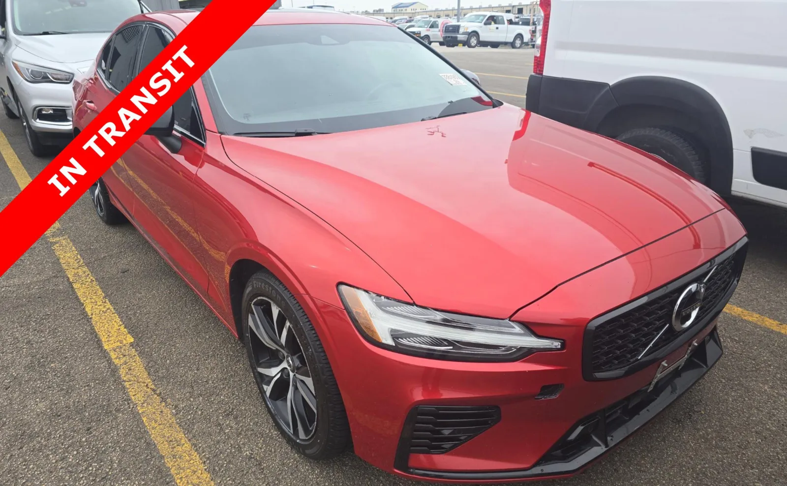 Red 2022 Volvo S60 Recharge Plug-In Hybrid R-Design Expression for sale in Alvin, TX