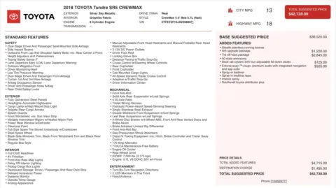 Photos of 2018 Toyota Tundra SR5 for sale in Alvin, TX at Auto Boutique Texas