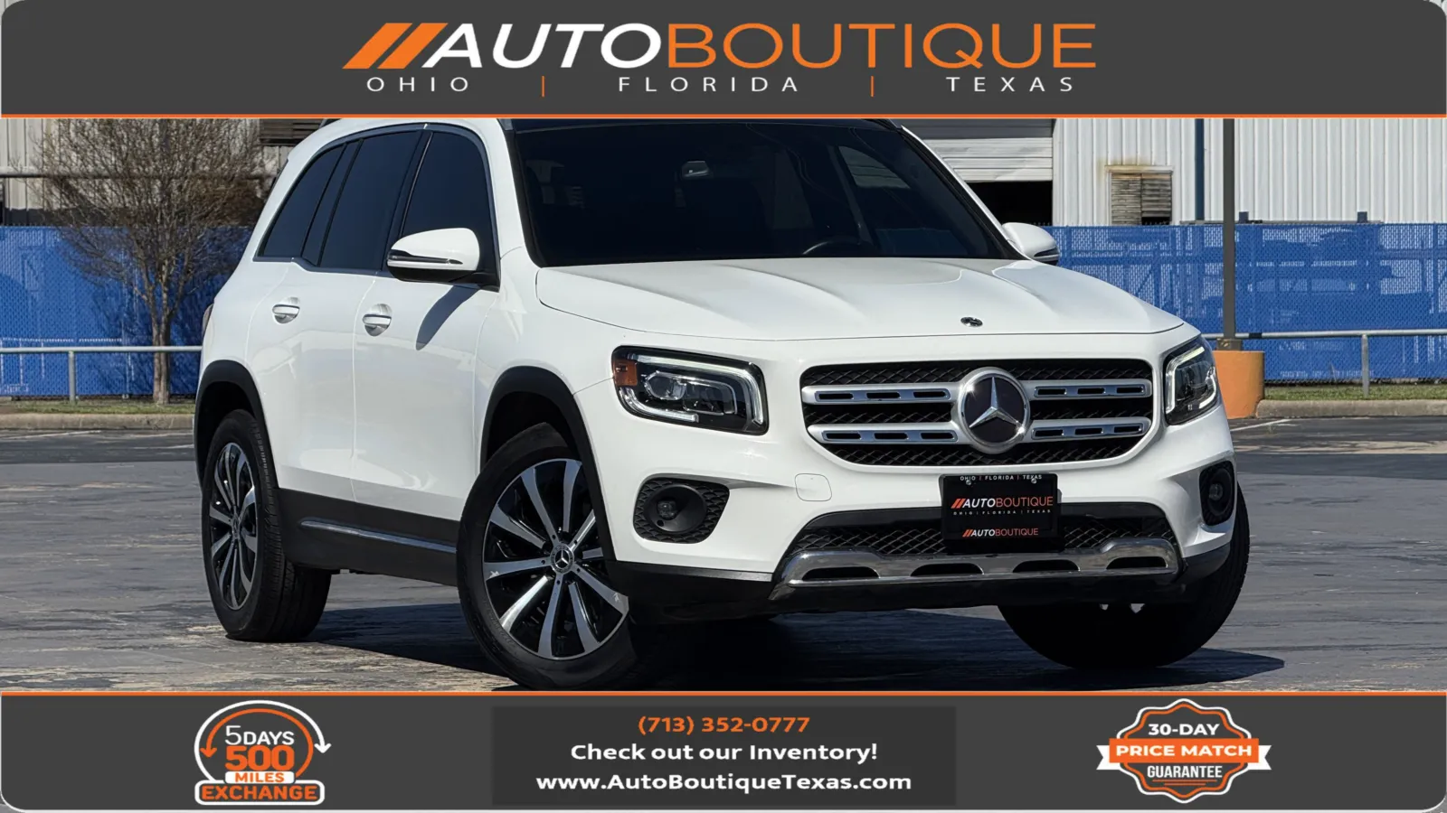 White 2022 Mercedes-Benz GLB 250 for sale in Alvin, TX