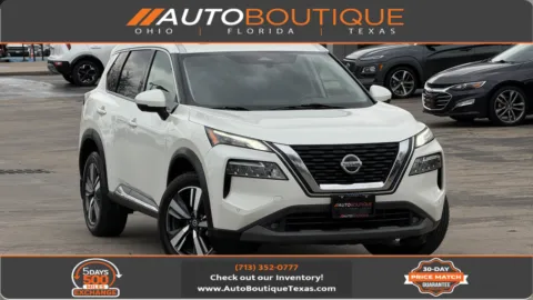 White 2021 Nissan Rogue SL for sale in Alvin, TX