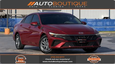 Red 2024 Hyundai Elantra Hybrid Blue for sale in Alvin, TX