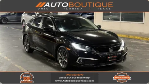 Black 2020 Honda Civic Sedan EX for sale in Alvin, TX