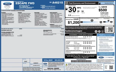 Photos of 2022 Ford Escape SEL for sale in Alvin, TX at Auto Boutique Texas