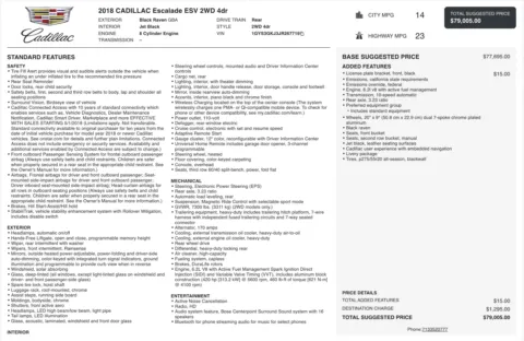 More photos of 2018 Cadillac Escalade ESV Standard at Auto Boutique Texas, TX