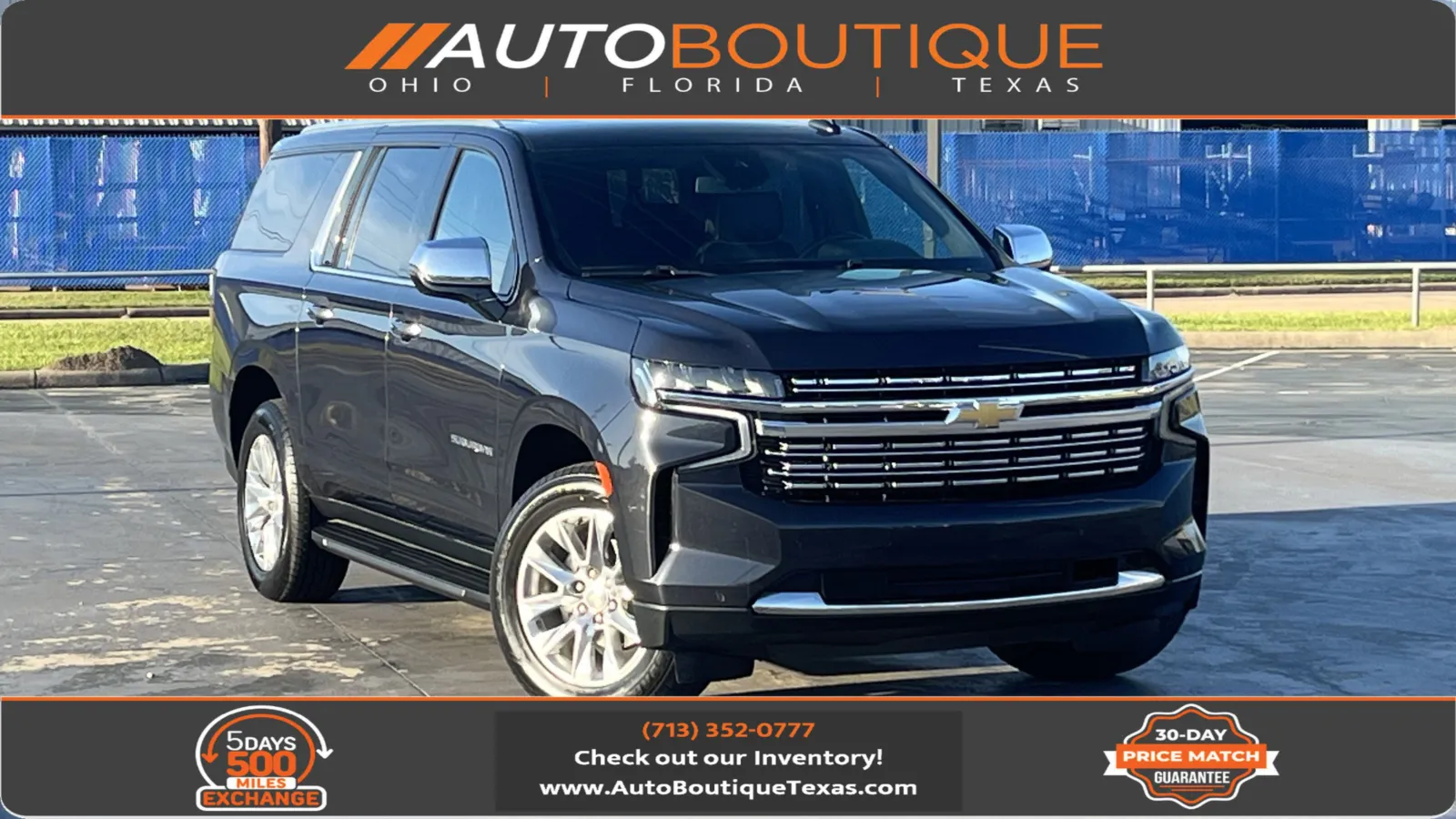Gray 2023 Chevrolet Suburban Premier for sale in Alvin, TX