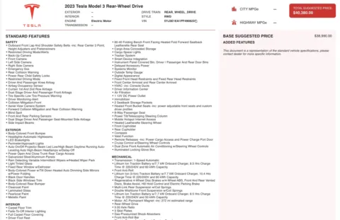 Photos of 2023 Tesla Model 3 for sale in Alvin, TX at Auto Boutique Texas