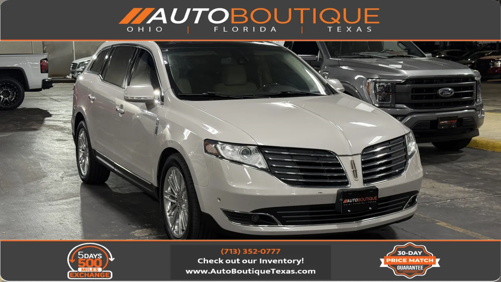 White 2019 Lincoln MKT Reserve for sale in Alvin, TX