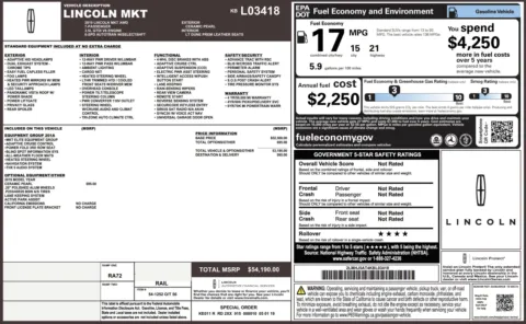 Photos of 2019 Lincoln MKT Reserve for sale in Alvin, TX at Auto Boutique Texas