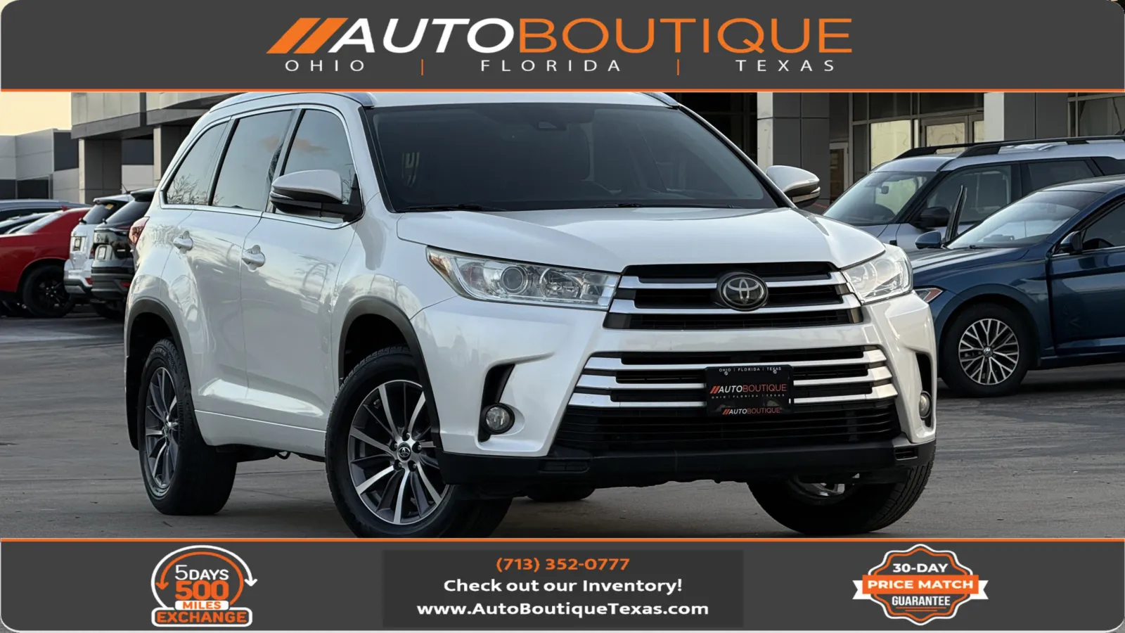 2018 Toyota Highlander XLE for sale in Alvin, TX