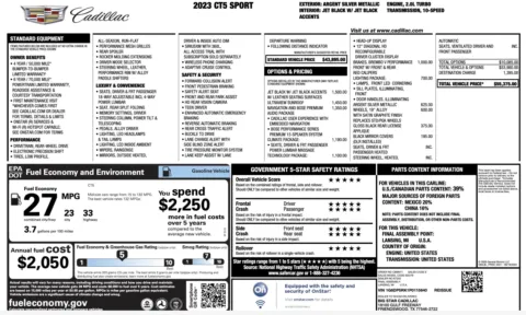 Photos of 2023 Cadillac CT5 Sport for sale in Alvin, TX at Auto Boutique Texas