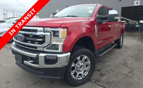 Red 2021 Ford Super Duty F-250 SRW LARIAT for sale in Alvin, TX