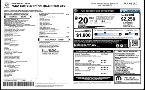 Photos of 2018 Ram 1500 Express for sale in Alvin, TX at Auto Boutique Texas