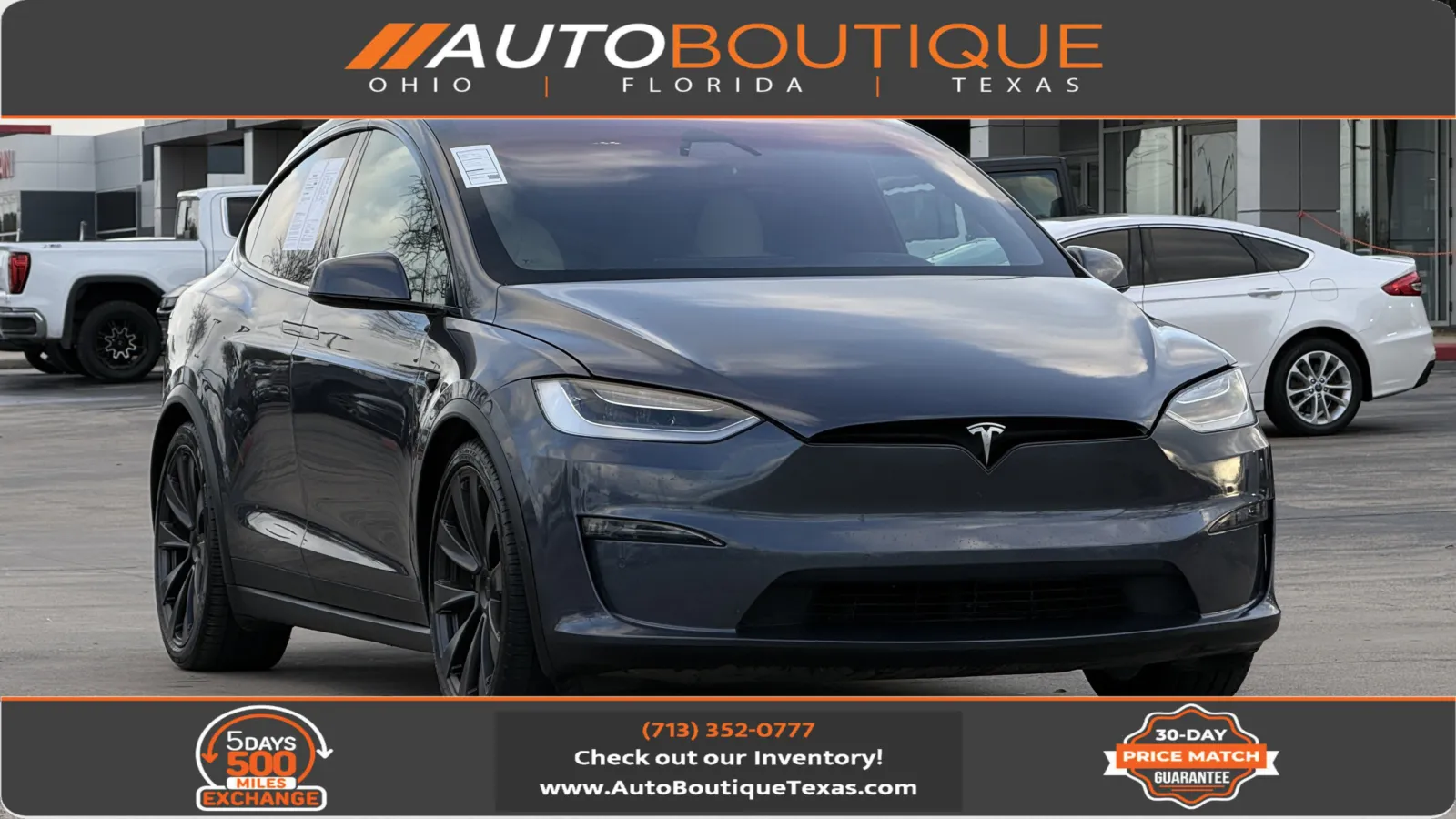 Gray 2022 Tesla Model X for sale in Alvin, TX