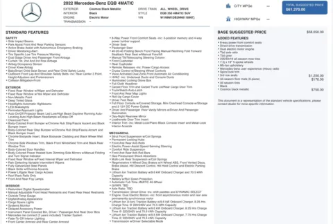 Photos of 2022 Mercedes-Benz EQB 350 for sale in Alvin, TX at Auto Boutique Texas