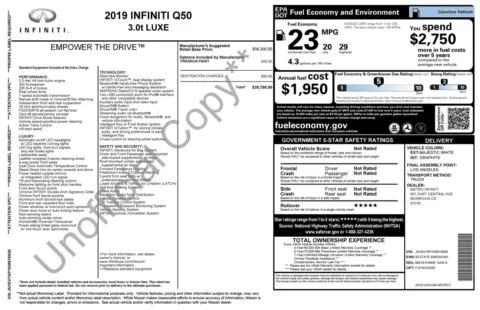 More photos of 2019 INFINITI Q50 3.0t LUXE at Auto Boutique Texas, TX