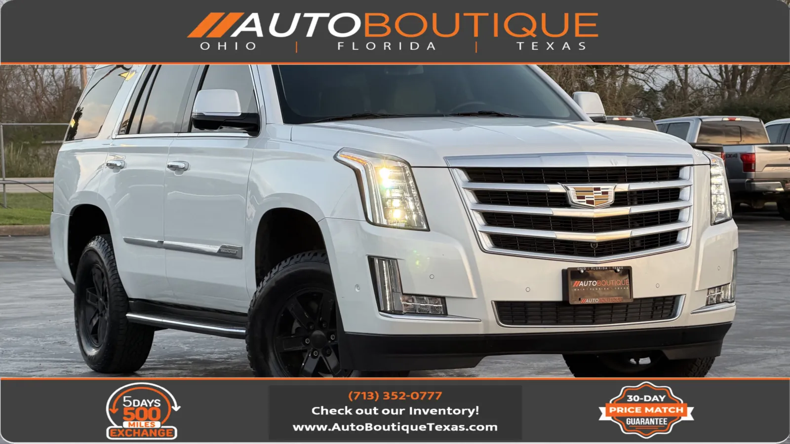 White 2017 Cadillac Escalade Luxury for sale in Alvin, TX