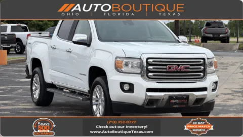 White 2017 GMC Canyon 4WD SLT for sale in Alvin, TX
