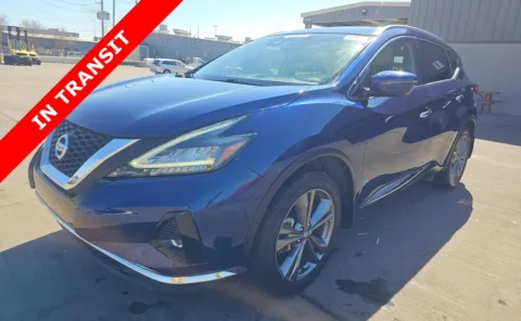 Blue 2021 Nissan Murano Platinum for sale in Alvin, TX