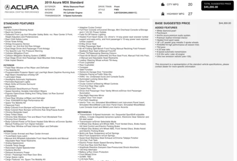 Photos of 2019 Acura MDX for sale in Alvin, TX at Auto Boutique Texas