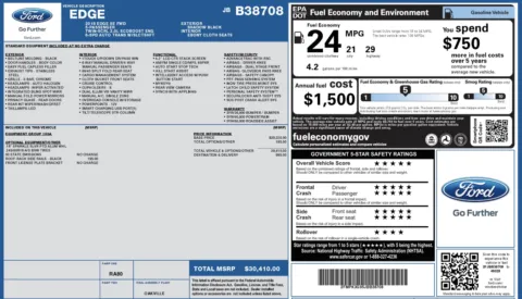 Photos of 2018 Ford Edge SE for sale in Alvin, TX at Auto Boutique Texas