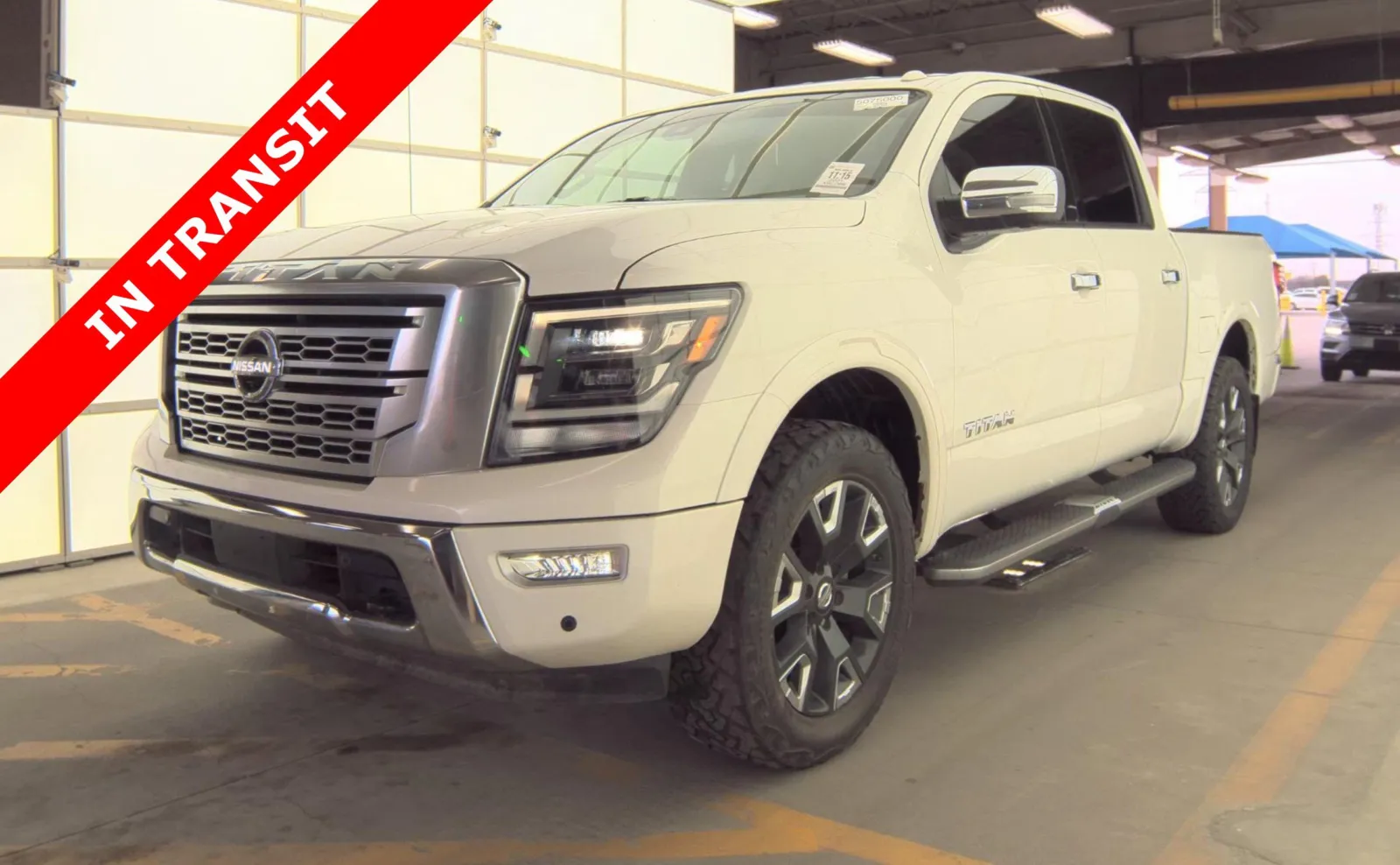 White 2021 Nissan Titan Platinum Reserve for sale in Alvin, TX