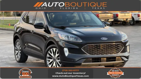 Black 2022 Ford Escape Titanium Hybrid for sale in Alvin, TX